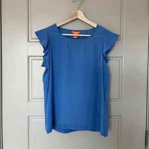 💙 Blue Satin Blouse 💙